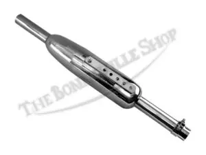 70 5866 EXT 04 TRIUMPH BSA OIF BURGESS TYPE SILENCER W EXTENDED INLET