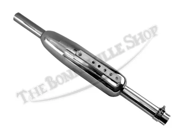 70 5866 EXT 04 TRIUMPH BSA OIF BURGESS TYPE SILENCER W EXTENDED INLET