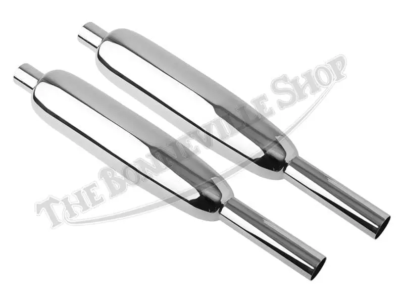 T TRIUMPH T BONNEVILLE TR TIGER TROPHY BURGESS TYPE SILENCERS