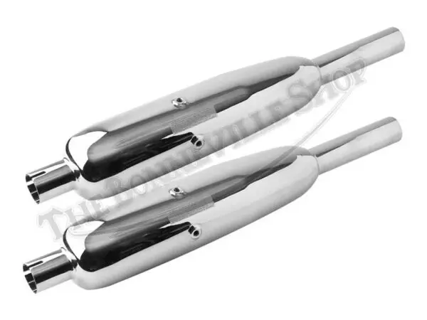T TRIUMPH T BONNEVILLE TR TIGER TROPHY BURGESS TYPE SILENCERS