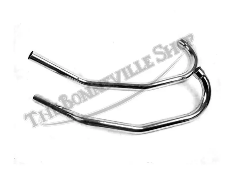 Triumph Swept Back Exhaust Pipes 70-5957 70-5958 THRUXTON PIPES