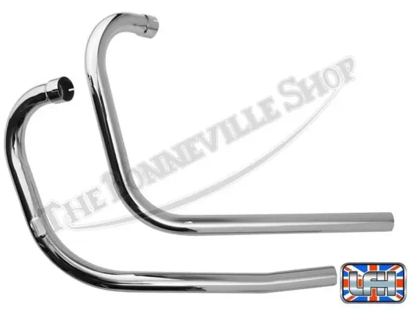 70 5957 70 5958 02 Triumph 1966 68 T120 TR6 UK Exhaust Pipe Set