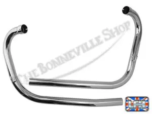 70 5957 70 5958 03 Triumph 1966 68 T120 TR6 UK Exhaust Pipe Set