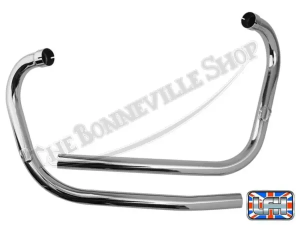 70 5957 70 5958 03 Triumph 1966 68 T120 TR6 UK Exhaust Pipe Set