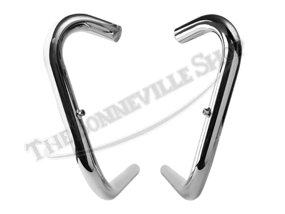 Triumph 1963-70 T120 TR6 1.75-inch UK Made TT Exhaust Pipe Set PN# 70-5959 70-5961