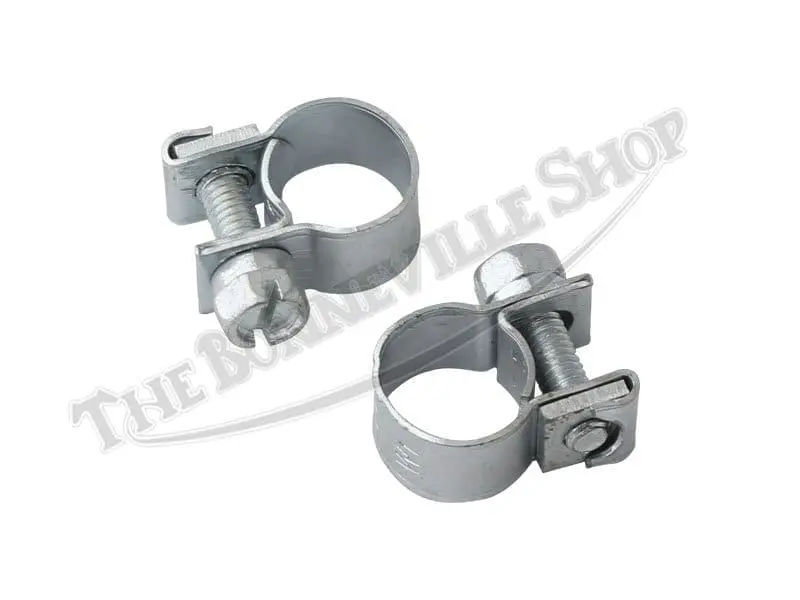 TRIUMPH TWINS CORRECT TYPE HERRINGBONE ROCKER OIL LINE CLAMPS