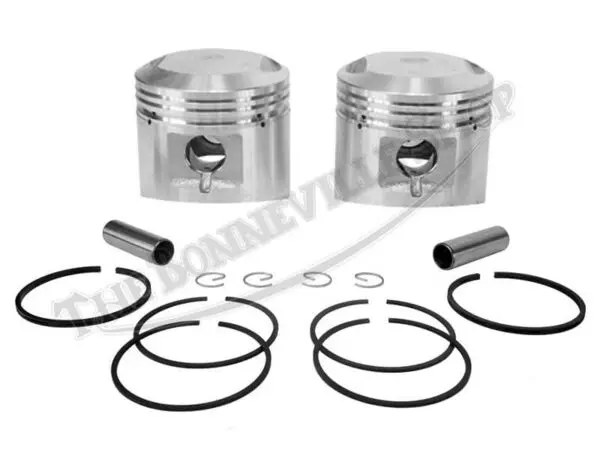 TRIUMPH TA T SPEEDTWIN Triumph 69mm Piston Set 7:1 Compression 70-6907