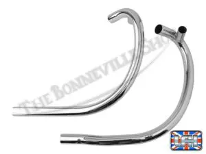 BSA A A LIGHTNING THUNDERBOLT UK EXHAUST PIPE SET
