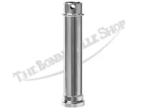 a silver cylinder with a hole