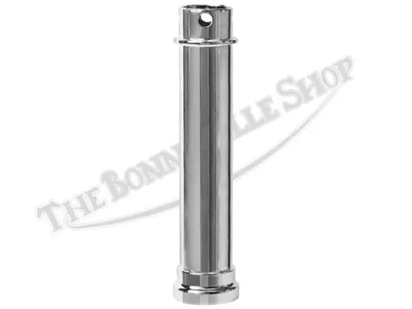 a silver cylinder with a hole