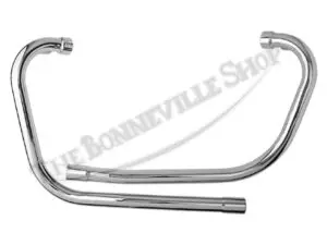 70-9363 70-9364 01 TRIUMPH 1969 70 T120 TR6 UK EXHAUST PIPE SET 1