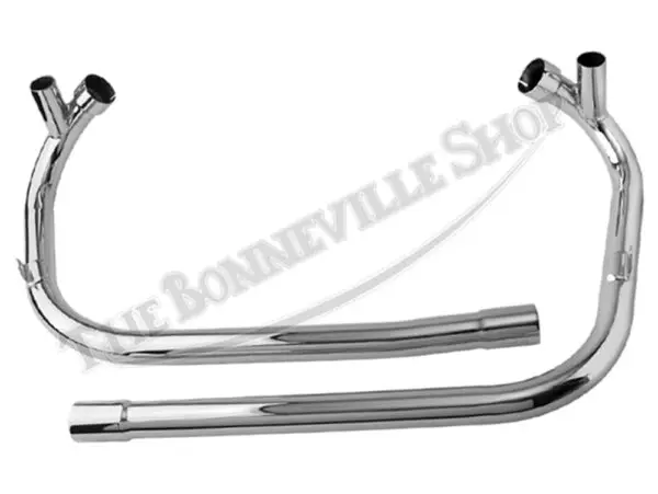 70-9363 70-9364 01 TRIUMPH 1969 70 T120 TR6 UK EXHAUST PIPE SET 1
