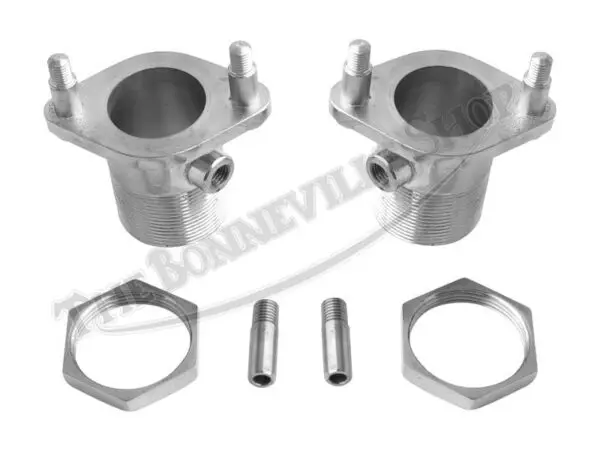 S TRIUMPH BONNEVILLE POLISHED STAINLESS INLET MANIFOLDS