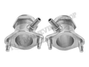 S TRIUMPH BONNEVILLE POLISHED STAINLESS INLET MANIFOLDS