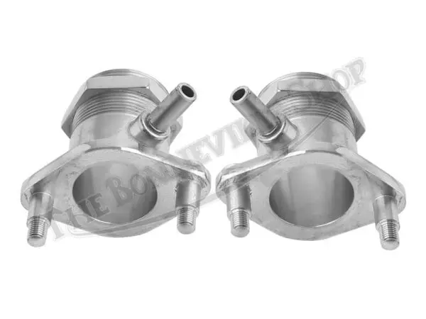 S TRIUMPH BONNEVILLE POLISHED STAINLESS INLET MANIFOLDS