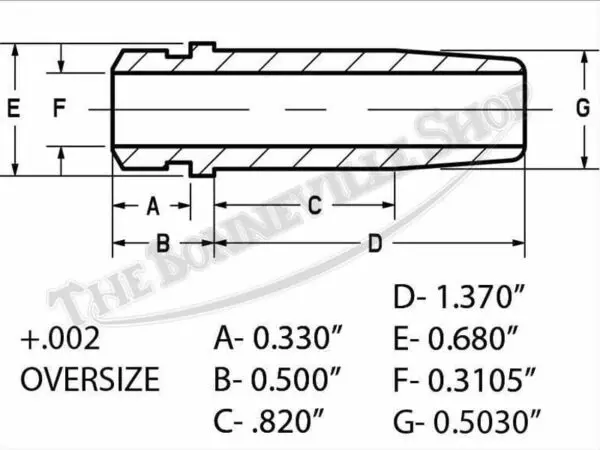TRIUMPH VALVE AND GUIDE SE