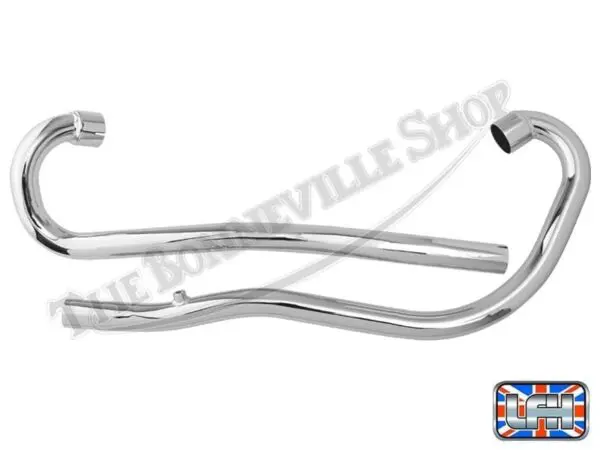 71 0022 71 0024 02 Triumph TR6C Trophy Hi Pipe Exhaust Pipe Set 1969 70