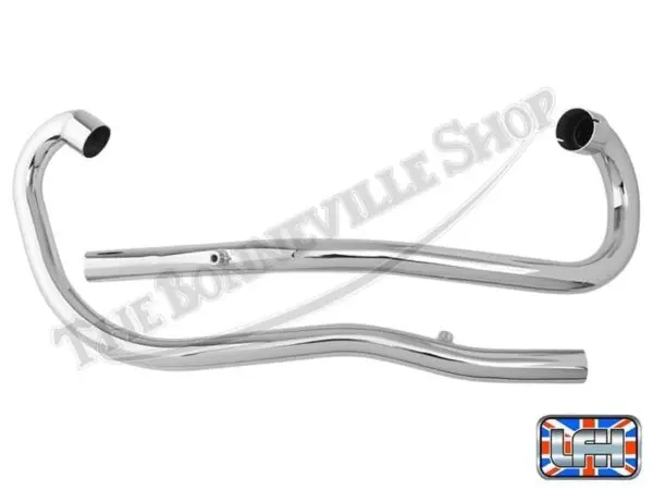 71 0022 71 0024 03 Triumph TR6C Trophy Hi Pipe Exhaust Pipe Set 1969 70