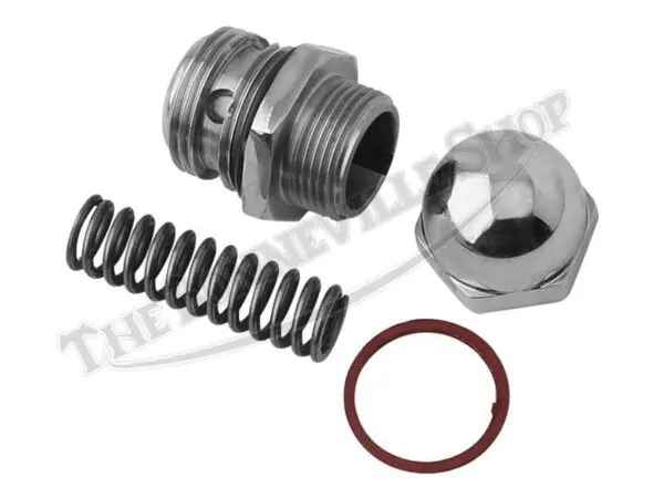 S S TRIUMPH BONNEVILLE TIGER & STAINLESS PRESSURE RELEASE VALVE
