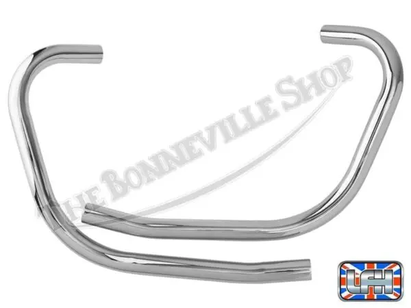 71 3755 UN 71 3758 UN 03 Triumph 750 Unit T140 TR7 UK Exhaust Pipe Set Unbalanced 1973 79
