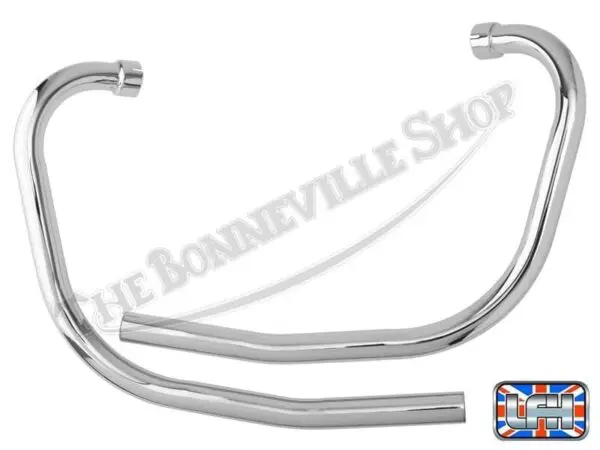 71 7507 71 7508 UN 02 Triumph 750 Unit T140 TR7 UK Exhaust Pipe Set Fits 1973 82