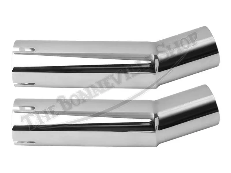 80 03255 01 Triumph 865cc Hinckley Bonneville Exhaust Adapters Retro Silencers
