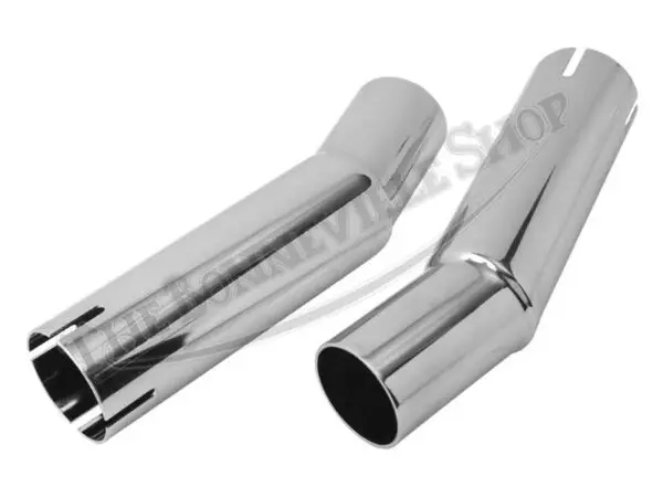 80 03255 03 Triumph 865cc Hinckley Bonneville Exhaust Adapters Retro Silencers