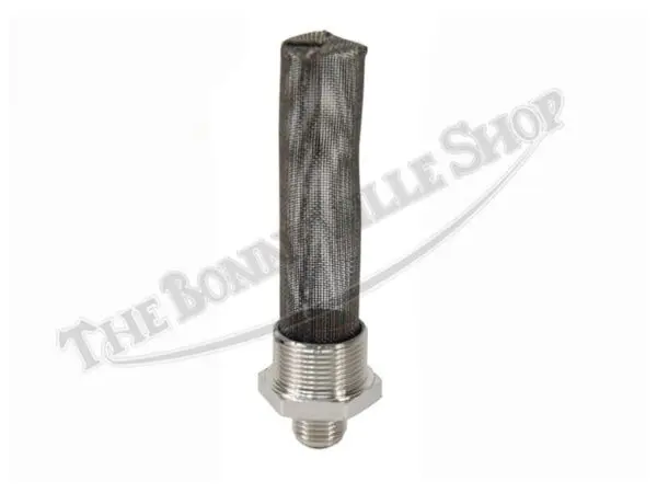 S TRIUMPH BSA OIL TANK FILTER STAINLESS
