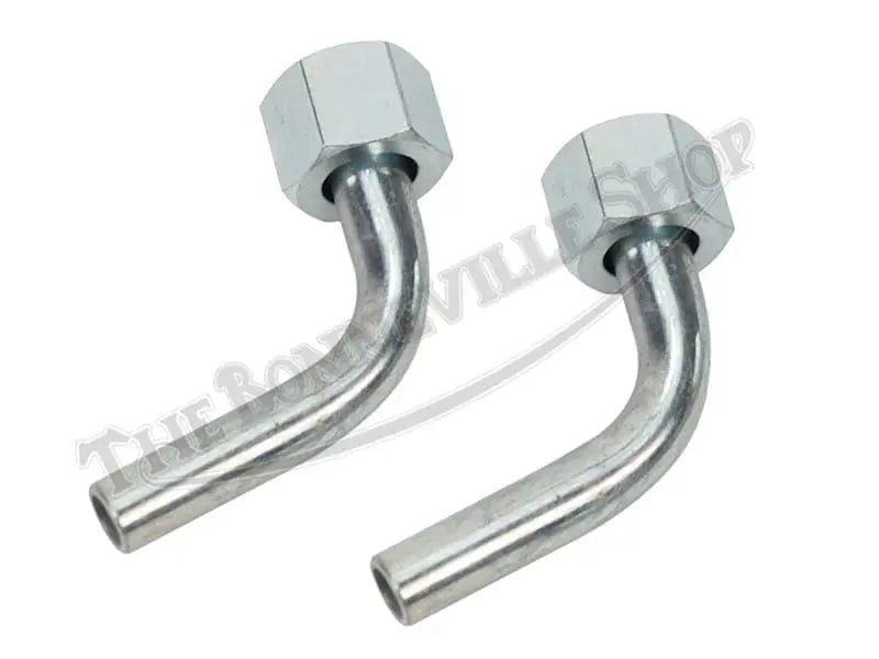 90 degree Fuel Pipes and Amp Nuts 82-3335 82-3337