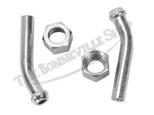OBTUSE FUEL PIPE WITH NUT