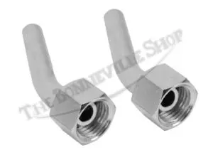 OBTUSE FUEL PIPE WITH NUT