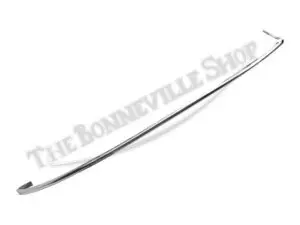 82 3967 03 TRIUMPH PRE UNITSINGLE DOWN TUBE PETROL GAS TANK TOP CHROME TRIM 1