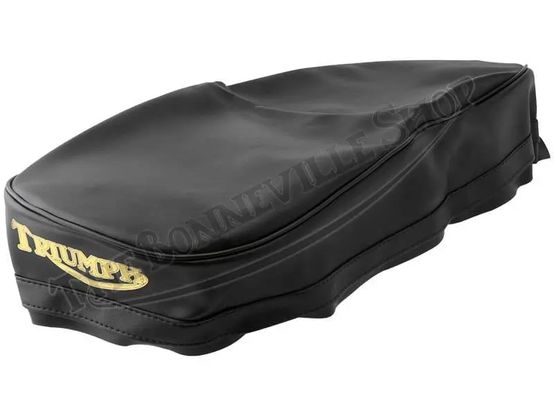 82 5418 A 01 Triumph 3TA 5TA T120C 650 Seat Cover Smooth Black Top Fits