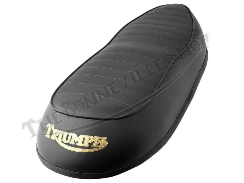 82 7482 01 Triumph 1967 Bonneville Trophy 650 TR6C Black Top and Trim T120TT Seat