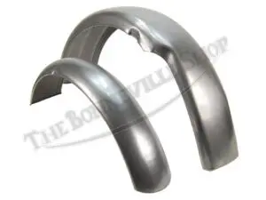 TRIUMPH BEADED EDGE MUDGUARD SET STEEL
