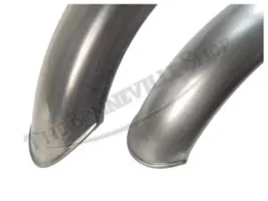 TRIUMPH BEADED EDGE MUDGUARD SET STEEL