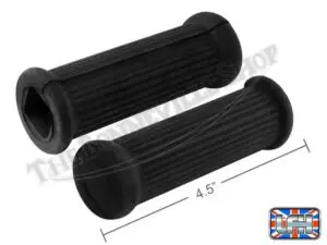 82 9054 02 TRIUMPH BSA REAR FOOTREST RUBBERS 71 1982 OIL IN FRAME