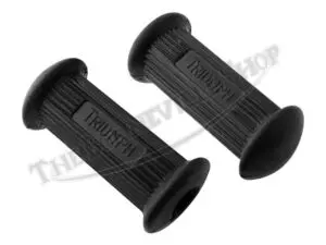 Triumph and Twin Footrest Rubbers Block Letter Type