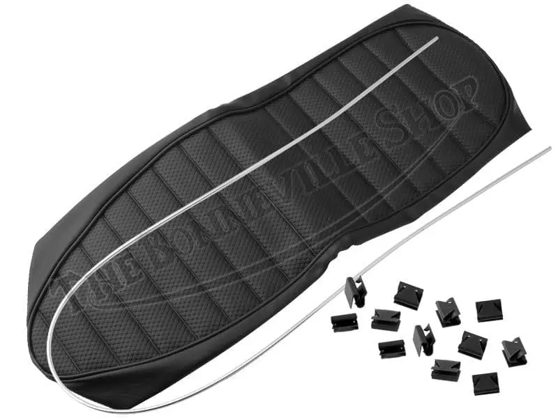 82 9715 60 0697 60 0696 01 Triumph 500 650 Seat Cover 69 74 With Trim and Sprags