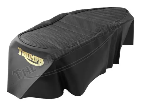 82 9715 60 0697 60 0696 02 Triumph 500 650 Seat Cover 69 74 With Trim and Sprags