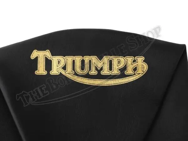 82 9715 60 0697 60 0696 04 Triumph Seat Cover With Trim and Sprags