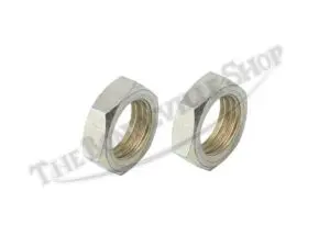 83 0006 02 Triumph Norton BSA Petcock Thin Locking Nuts