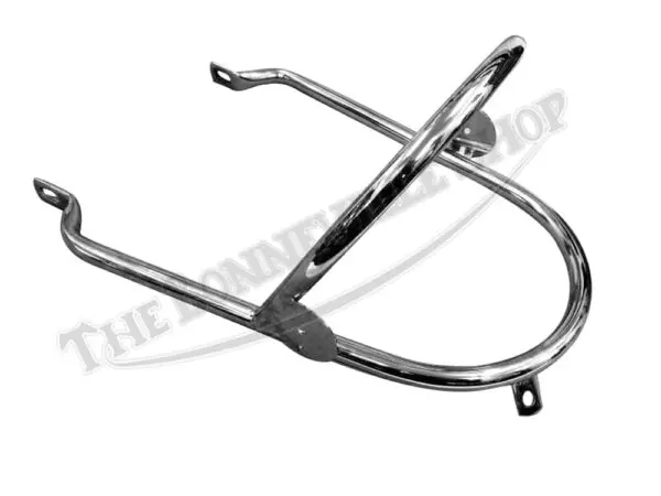 Chrome motorcycle grabrail for Triumph