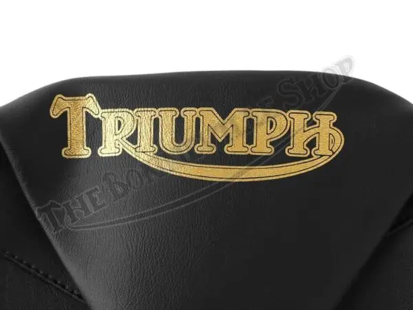 83 3637 04 Triumph T120 TR6 UK Wide Nose Seat Cover Black Fits 1971 72