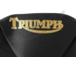 83 3637 60 0697 83 7313 R 04 Triumph T120 TR6 UK Wide Nose Seat Cover Black Fits 1971 72 with Trim and Sprags