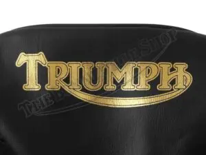 83 4291 60 0697 83 7131 R 04 Triumph 650 T120 TR6 US Slim Nose Seat Cover Black Fits 1971 72 w Trim and Sprags