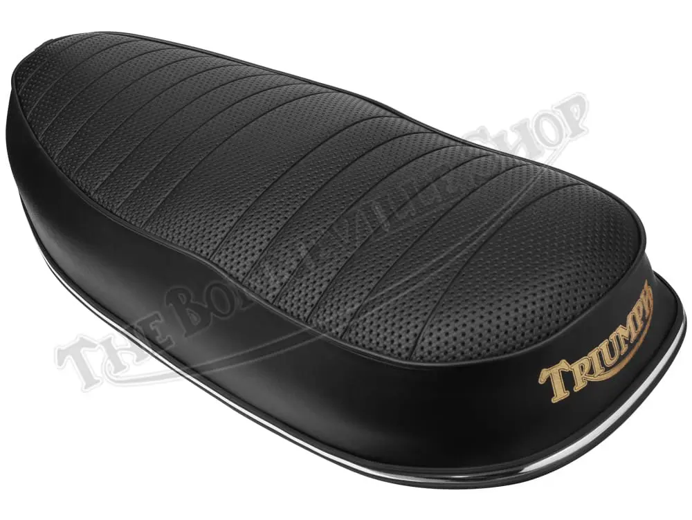 Triumph T140 Bonneville TR7 Tiger 750 Basketweave Seat (1) 1973-77 Twins PN# 83-4786 83-7065