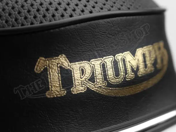 Triumph T140 Bonneville TR7 Tiger 750 Basketweave Seat (1) 1973-77 Twins PN# 83-4786 83-7065
