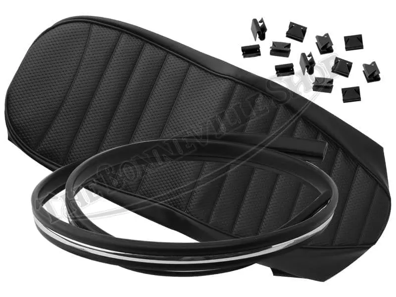 1973-1977 Triumph T140 Bonneville Seat Cover TR7 Tiger Seat Cover Black 83-4789 83-4786 60-0697 TBS 4340 R 01 TRIUMPH T140 BONNEVILLE TR7 TIGER SEAT COVER BLACK 1973 77 W TRIM AND SPRAGS