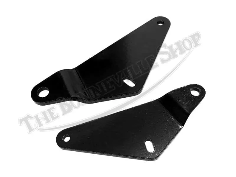 83 7021 83 7022 01 Triumph 750 TR7 Tiger 140 Bonneville Silencer Bracket Pair